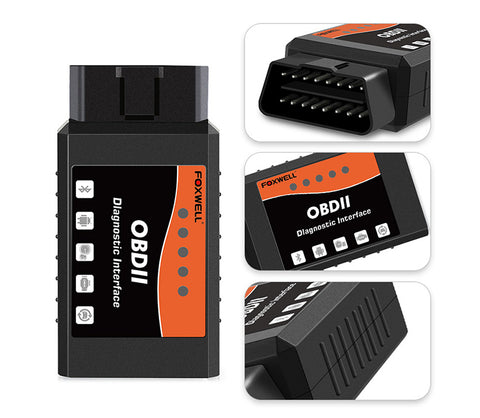 FOXWELL FW202 OBD2 ELM327 Bluetooth V1.5 PIC18F25K80 ODB 2 Car Code Reader Scanner OBDII ODB2 ODB II Scan Tool ELM 327 V 1.5 New