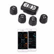 Car TPMS Tire Pressure Monitoring System with Four Wireless External TPMS Sensor Tire Pressure Alarm Tyre Pressure Tool BLE TPMS