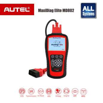 AUTEL MaxiDiag Elite MD802 car-detector All system +  auto scanner MD802 PRO (MD701+MD702+MD703+MD704) diagnostic tool