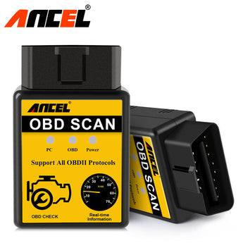 ANCEL Auto Diagnostic Tool OBD2 Scanner ELM 327 V1.5 Bluetooth Auto Diagnostic Adaptor OBD ELM 1.5 OBD2 Diagnostics for the car