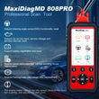 Autel Maxidiag MD808 PRO ALL System OBD2 Code Scanner Better MaxiCheck Pro MD802  Diagnostic Tool Scanner MD808 PRO